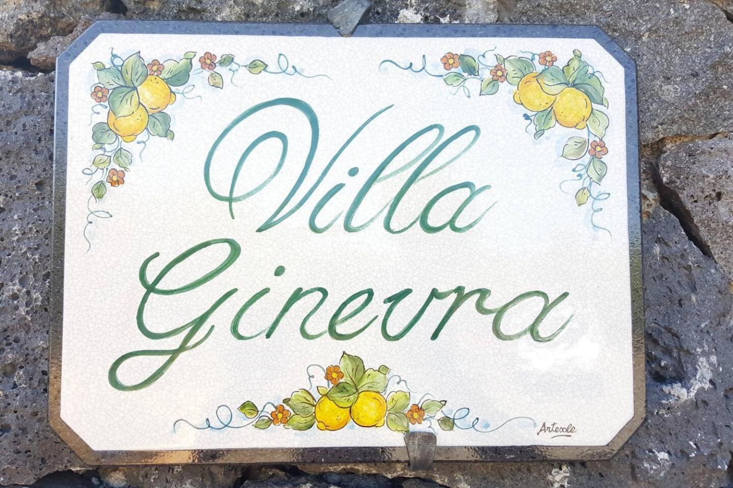 Villa Ginevra Санта-Венерина Экстерьер фото